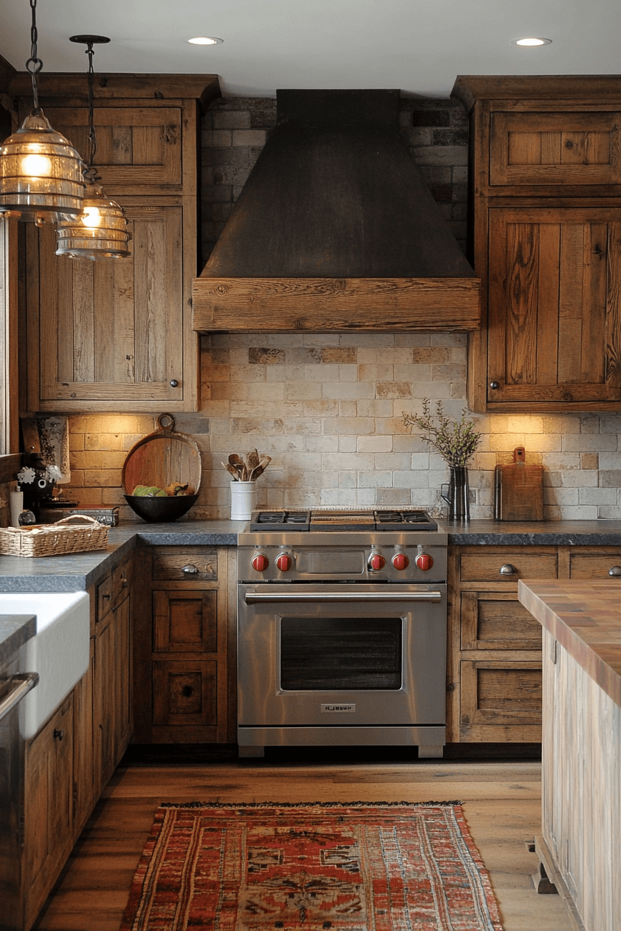 rustic kitchen cabinets