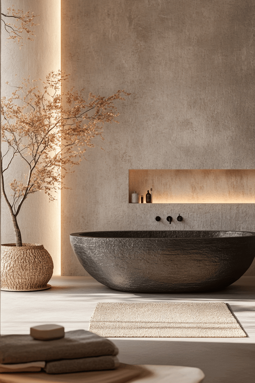 29 Japandi Bathroom Ideas to Inspire a Relaxing Home Upgrade 13 japandi bathroom
