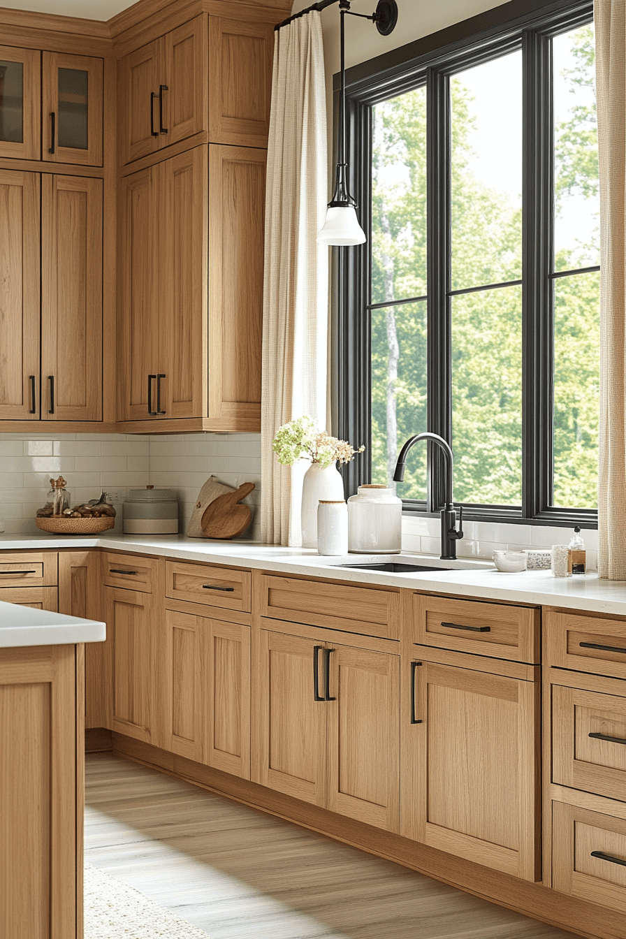 29 Light Wood Kitchen Cabinets to Brighten Up Your Cooking Space 14 light wood kitchen cabinets