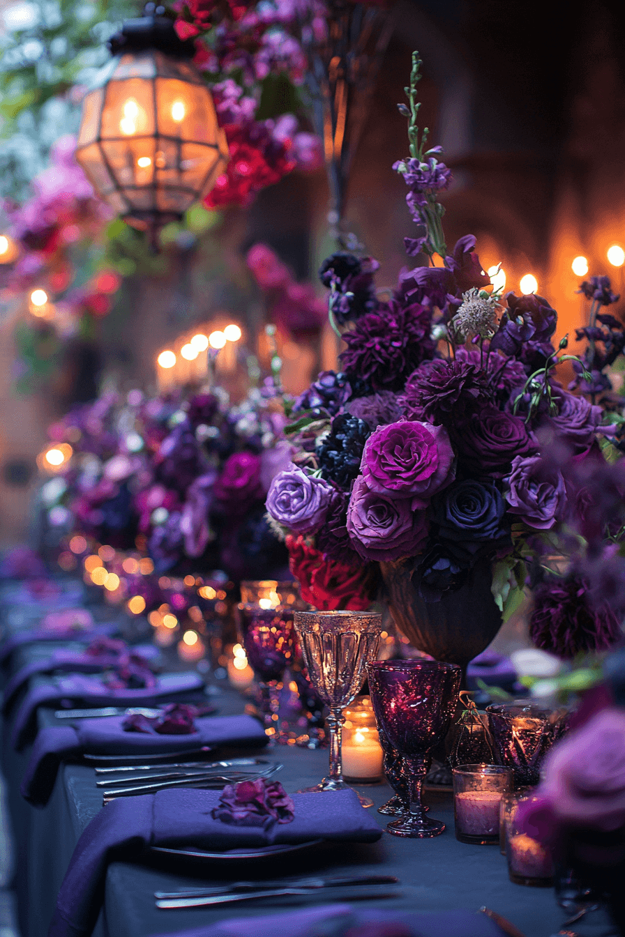 29 Whimsigoth Wedding Ideas for a Magical and Moody Celebration 14 whimsigoth wedding