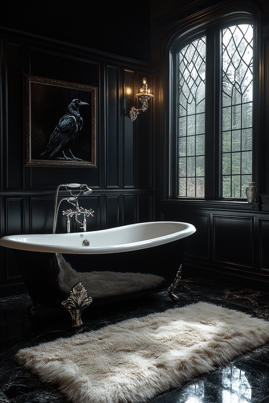 29 Whimsigoth Bathroom Ideas That Embrace the Unexpected with Grace 14 whimsigoth bathroom