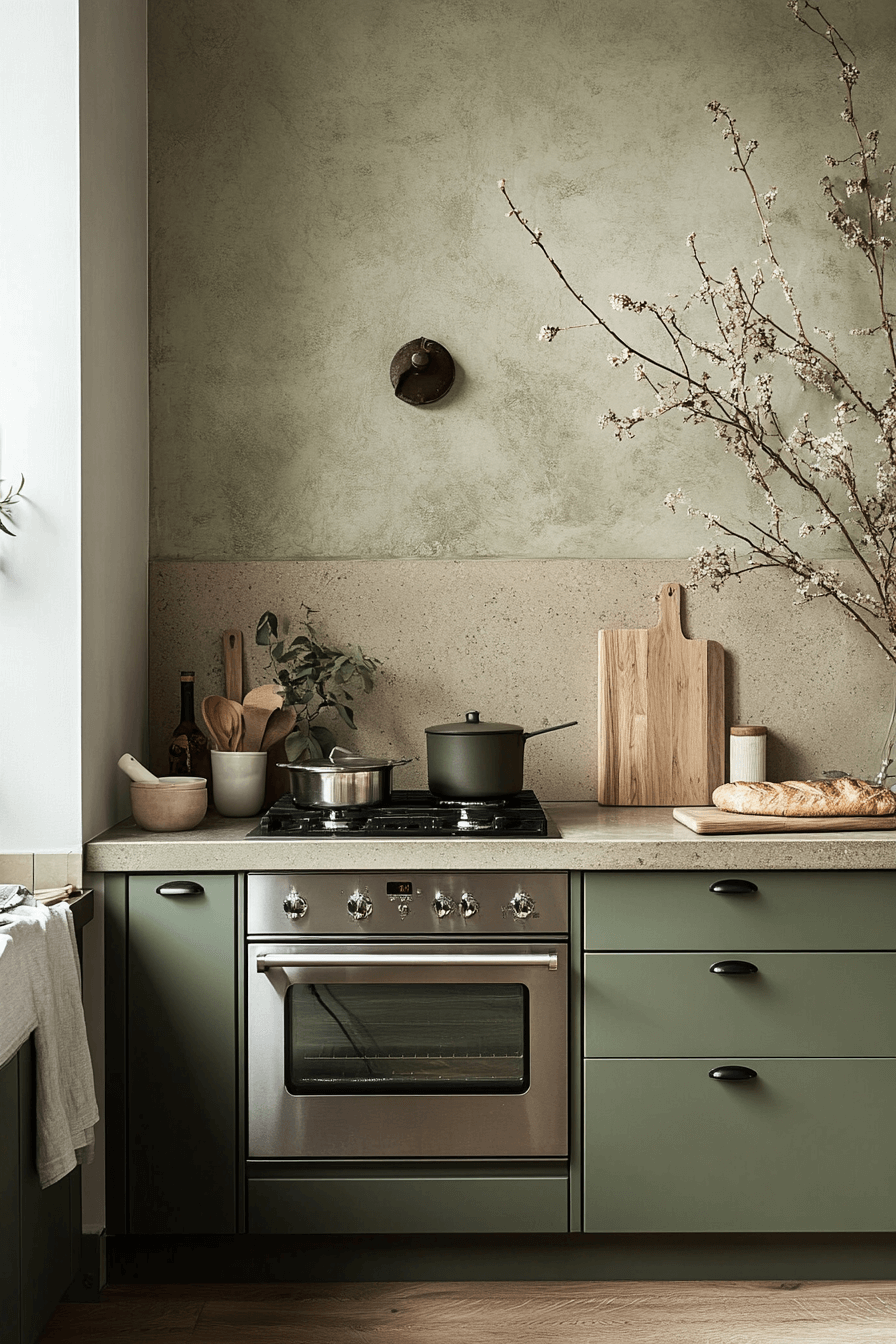 29 Dark Green Kitchen Cabinets for a Deeply Elegant Look 14 dark green kitchen cabinets