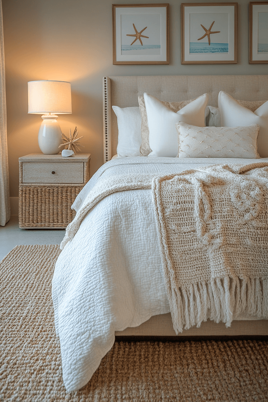 29 Coastal Master Bed Ideas That Reflect the Beauty of the Shoreline 14 coastal master bed