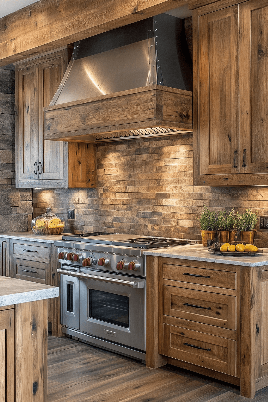 rustic kitchen cabinets