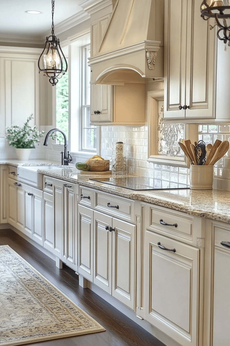 off white kitchen cabinets