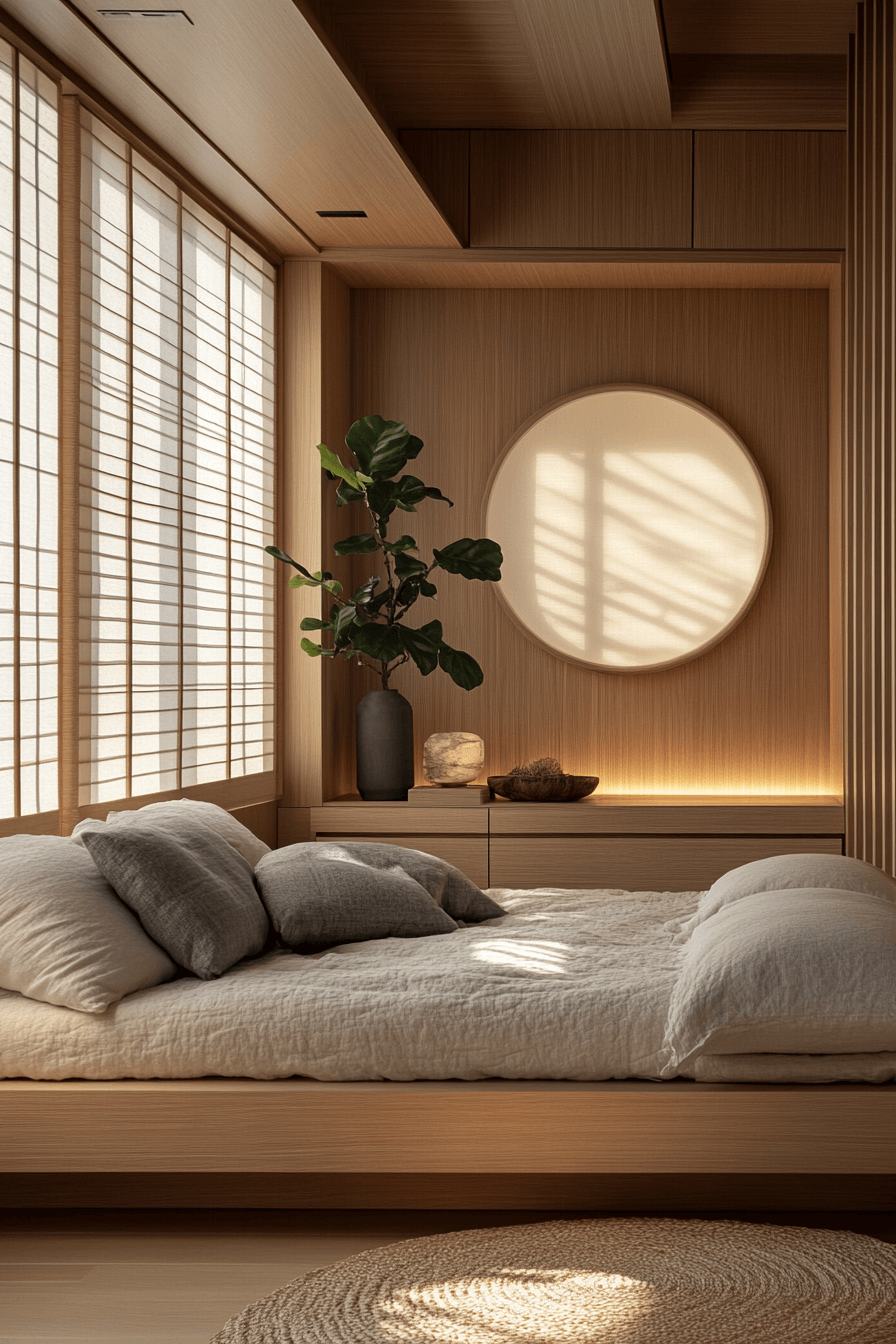 29 Japandi Bedroom Ideas to Create a Peaceful Sleep Sanctuary 15 japandi bedroom