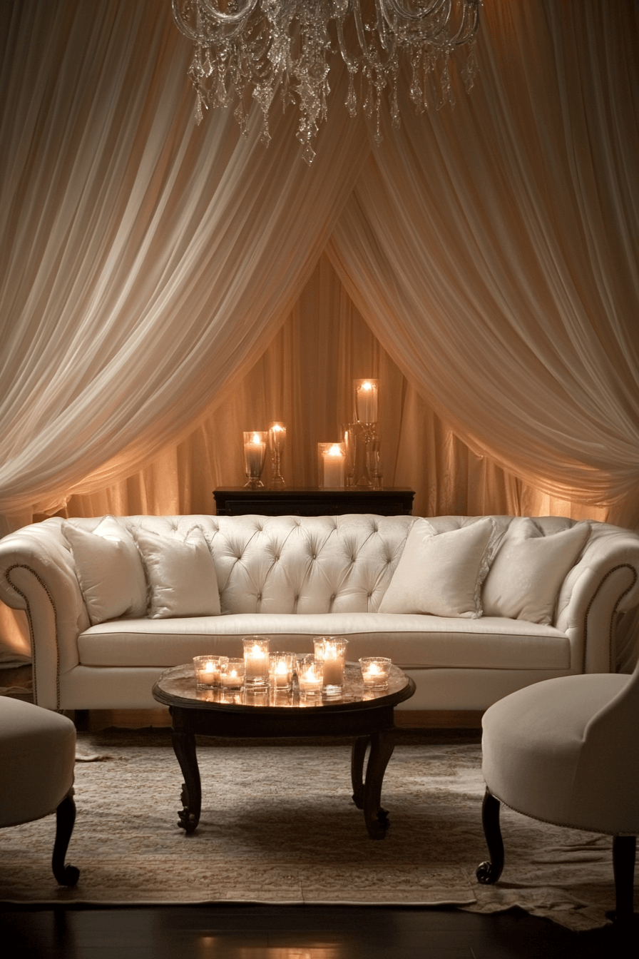 29 Whimsigoth Living Room Ideas to Embrace Soft Shadows and Vintage Vibes 15 whimsigoth living room