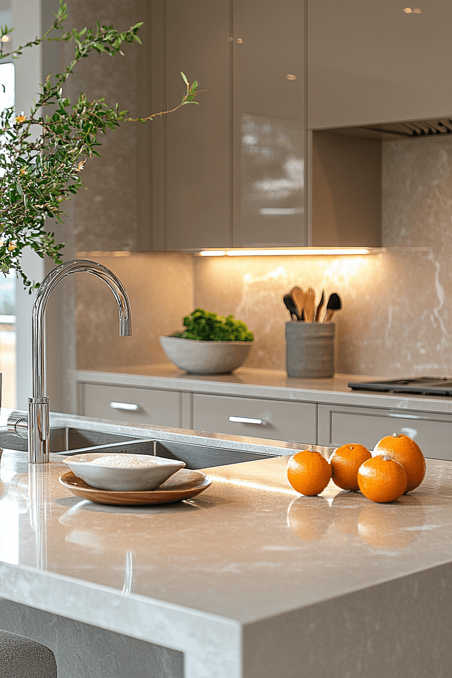 29 Light Taupe Kitchen Cabinets for a Timeless Neutral Upgrade 15 light taupe kitchen cabinets