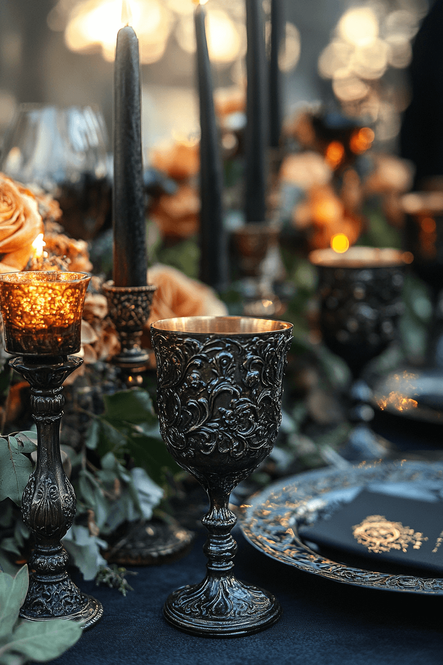 29 Whimsigoth Wedding Ideas for a Magical and Moody Celebration 16 whimsigoth wedding