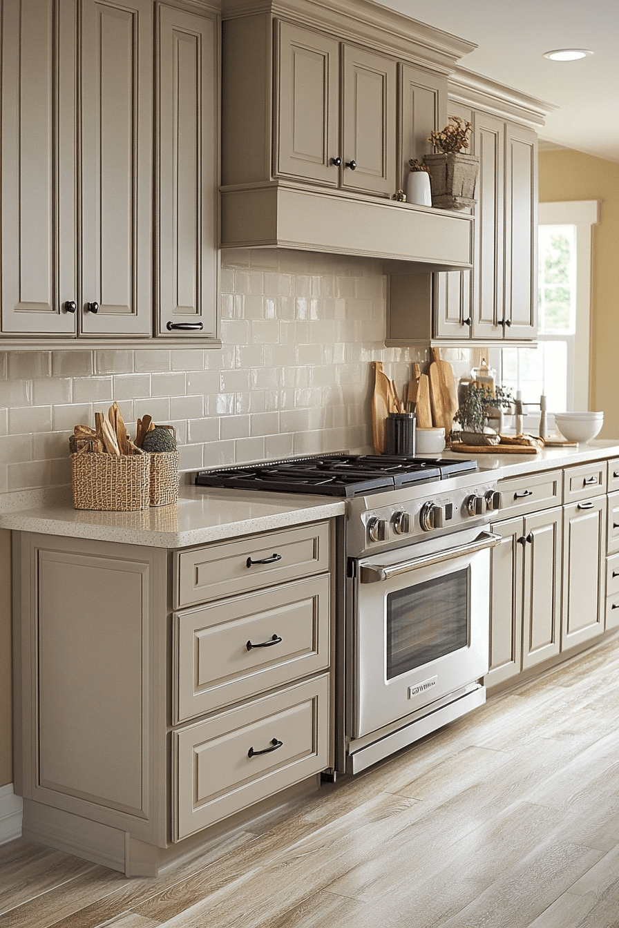 29 Light Taupe Kitchen Cabinets for a Timeless Neutral Upgrade 16 light taupe kitchen cabinets