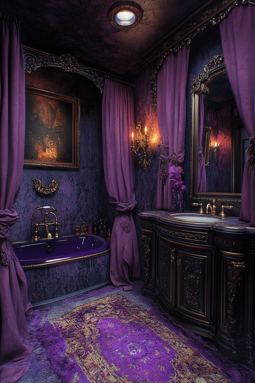 29 Whimsigoth Bathroom Ideas That Embrace the Unexpected with Grace 17 whimsigoth bathroom