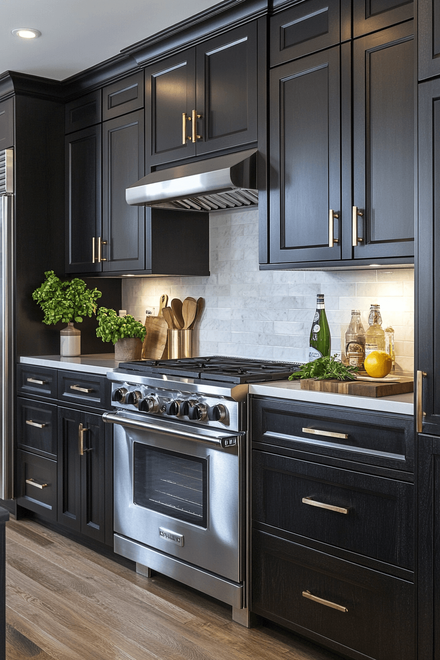 29 Dark Wood Kitchen Cabinets for a Distinguished and Elegant Kitchen 17 dark wood kitchen cabinets