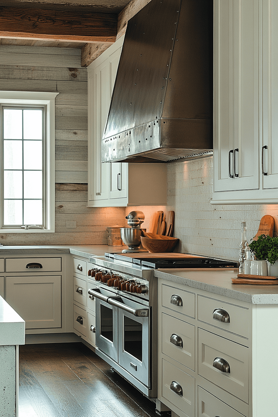 cream kitchen cabinets