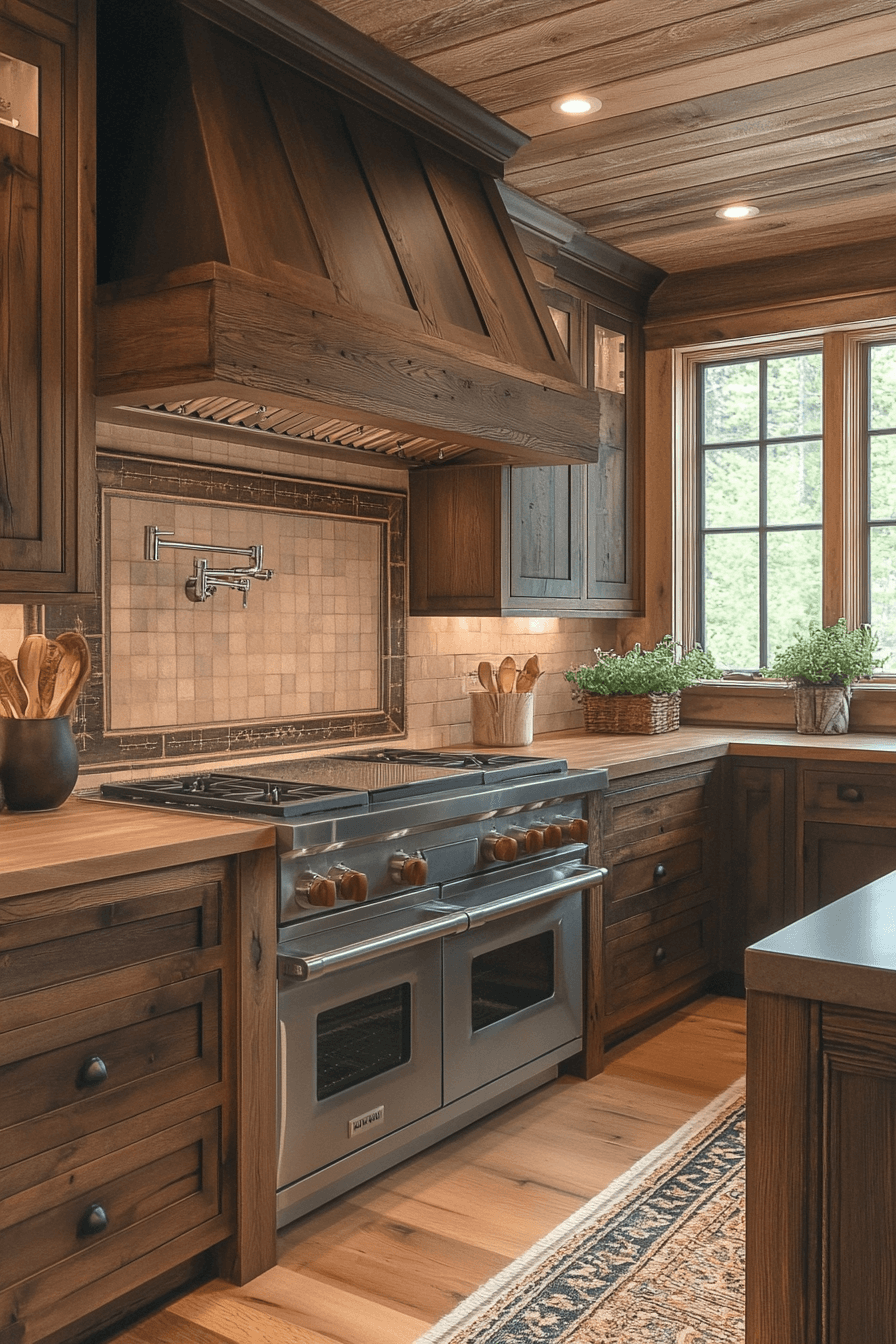 rustic kitchen cabinets