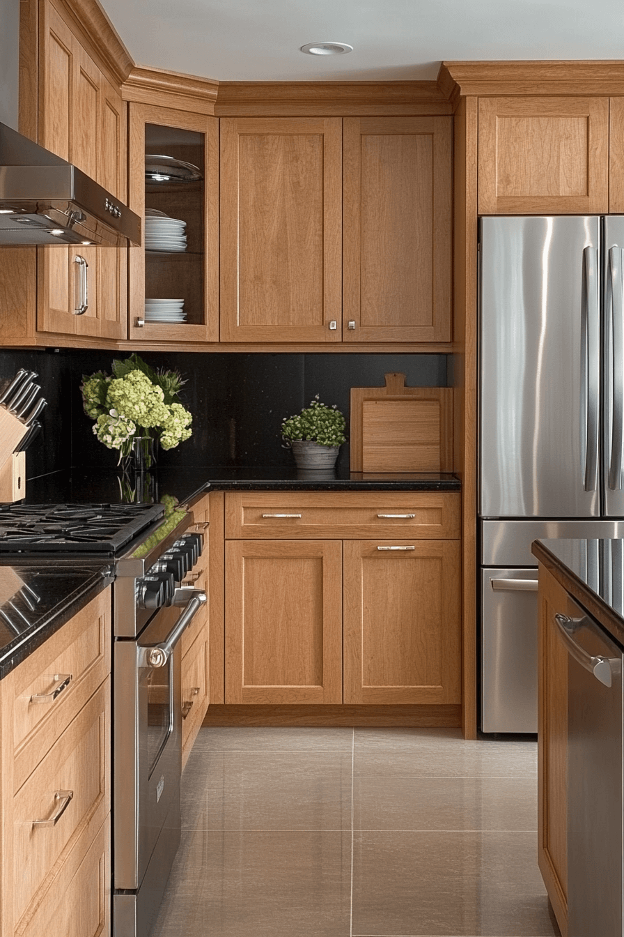 29 Brown Cabinets Kitchen Ideas to Enhance Your Home’s Coziness 18 brown cabinets kitchen