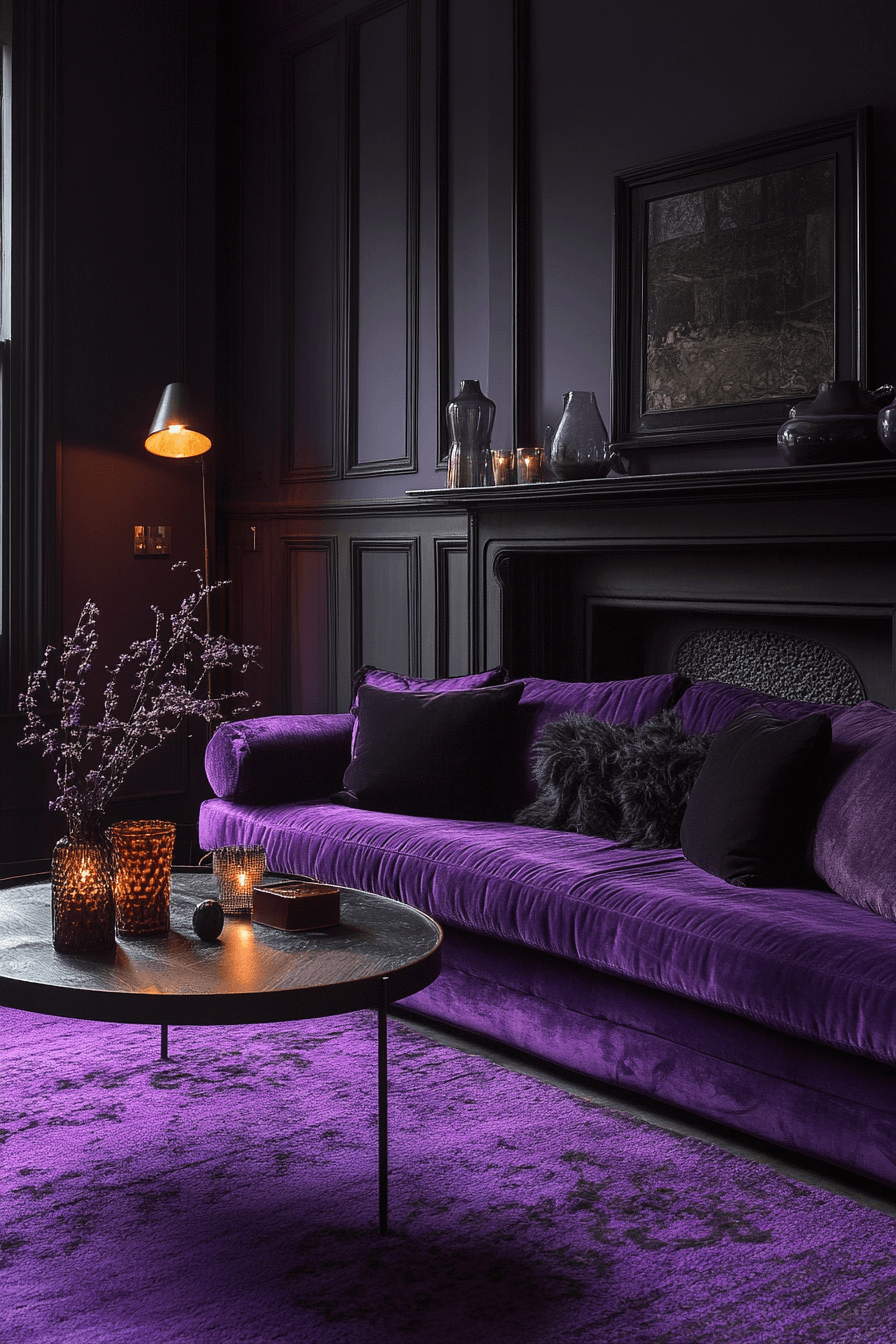 29 Whimsigoth Living Room Ideas to Embrace Soft Shadows and Vintage Vibes 18 whimsigoth living room