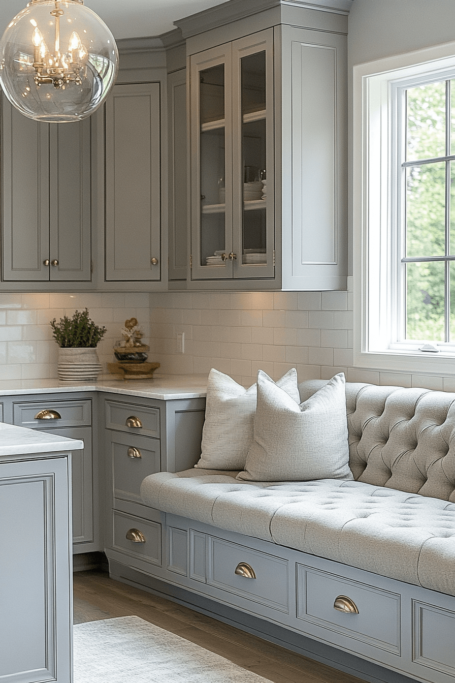 29 Gray Kitchen Cabinets to Inspire a Cool and Collected Vibe 19 gray kitchen cabinets