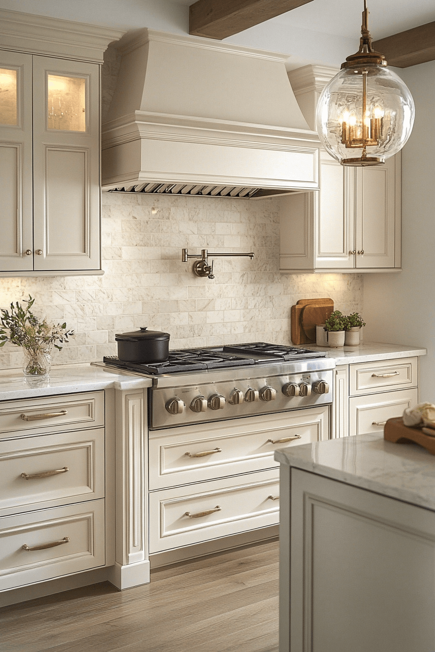 off white kitchen cabinets