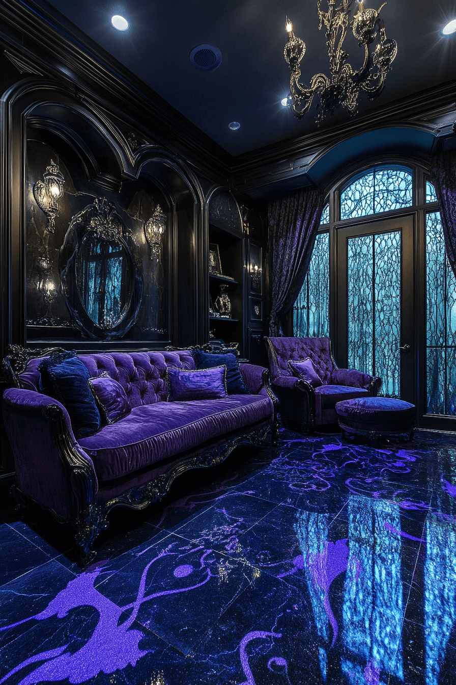 29 Whimsigoth Living Room Ideas to Embrace Soft Shadows and Vintage Vibes 19 whimsigoth living room