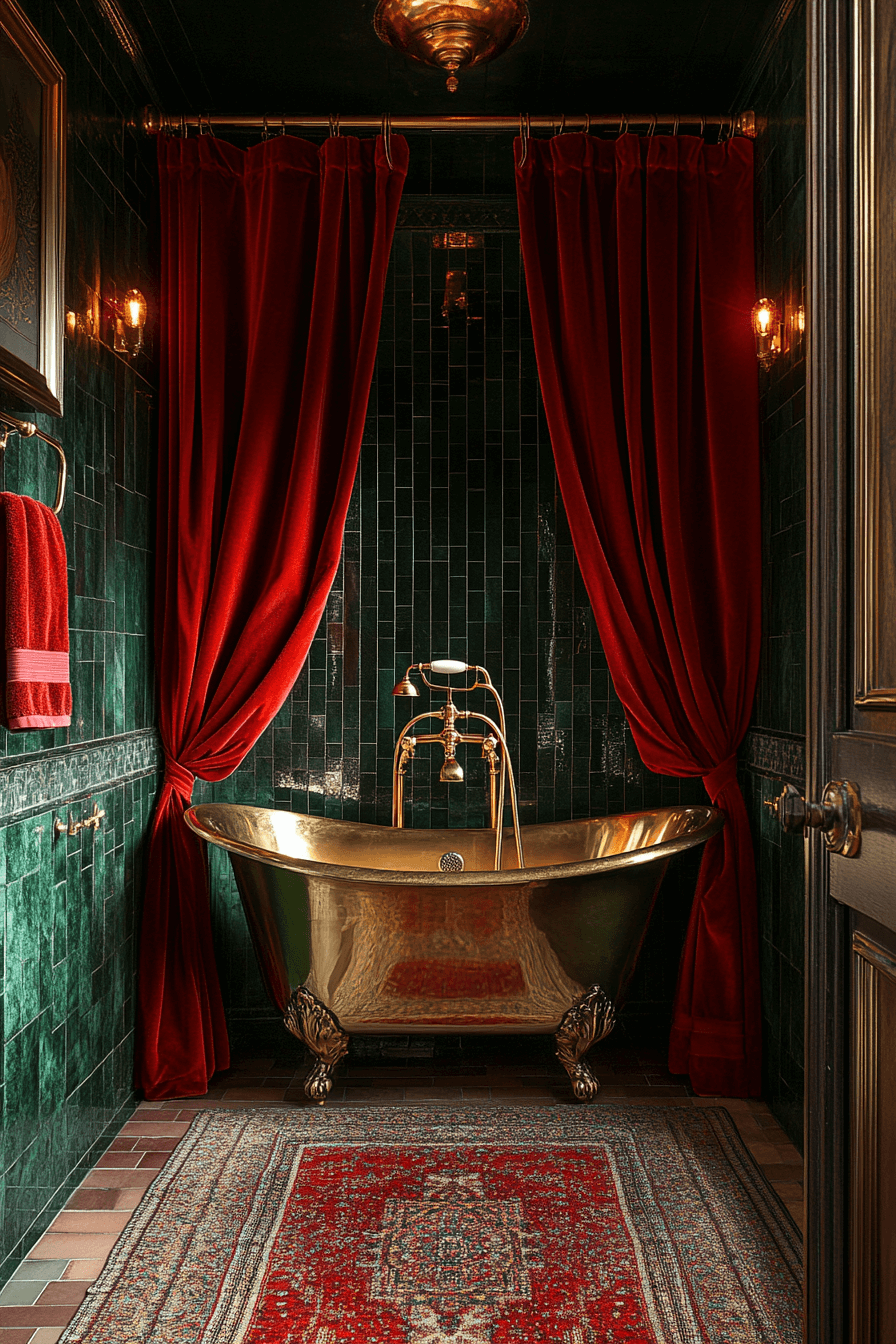 29 Whimsigoth Bathroom Ideas That Embrace the Unexpected with Grace 19 whimsigoth bathroom