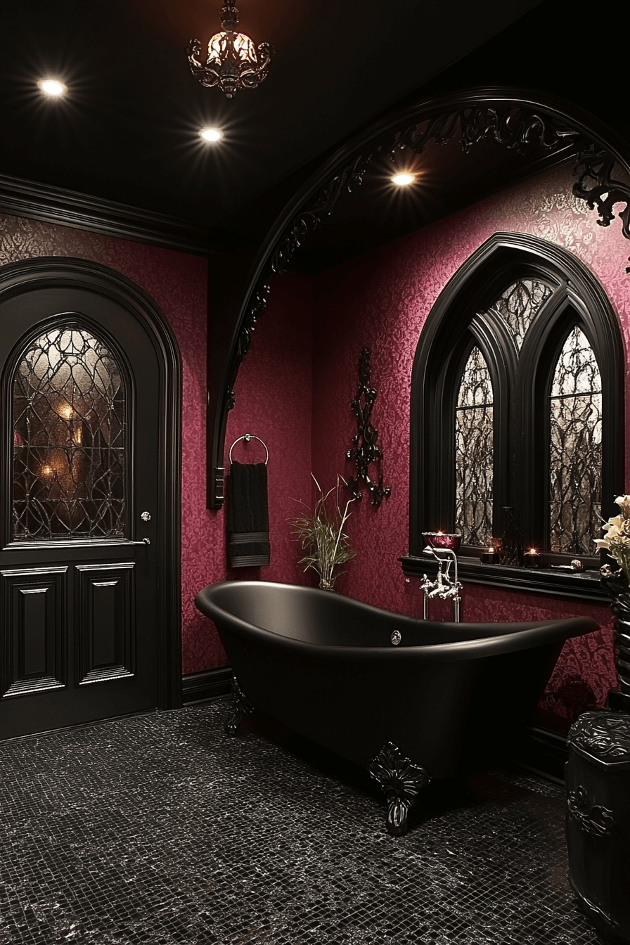 29 Whimsigoth Bathroom Ideas That Embrace the Unexpected with Grace 2 whimsigoth bathroom
