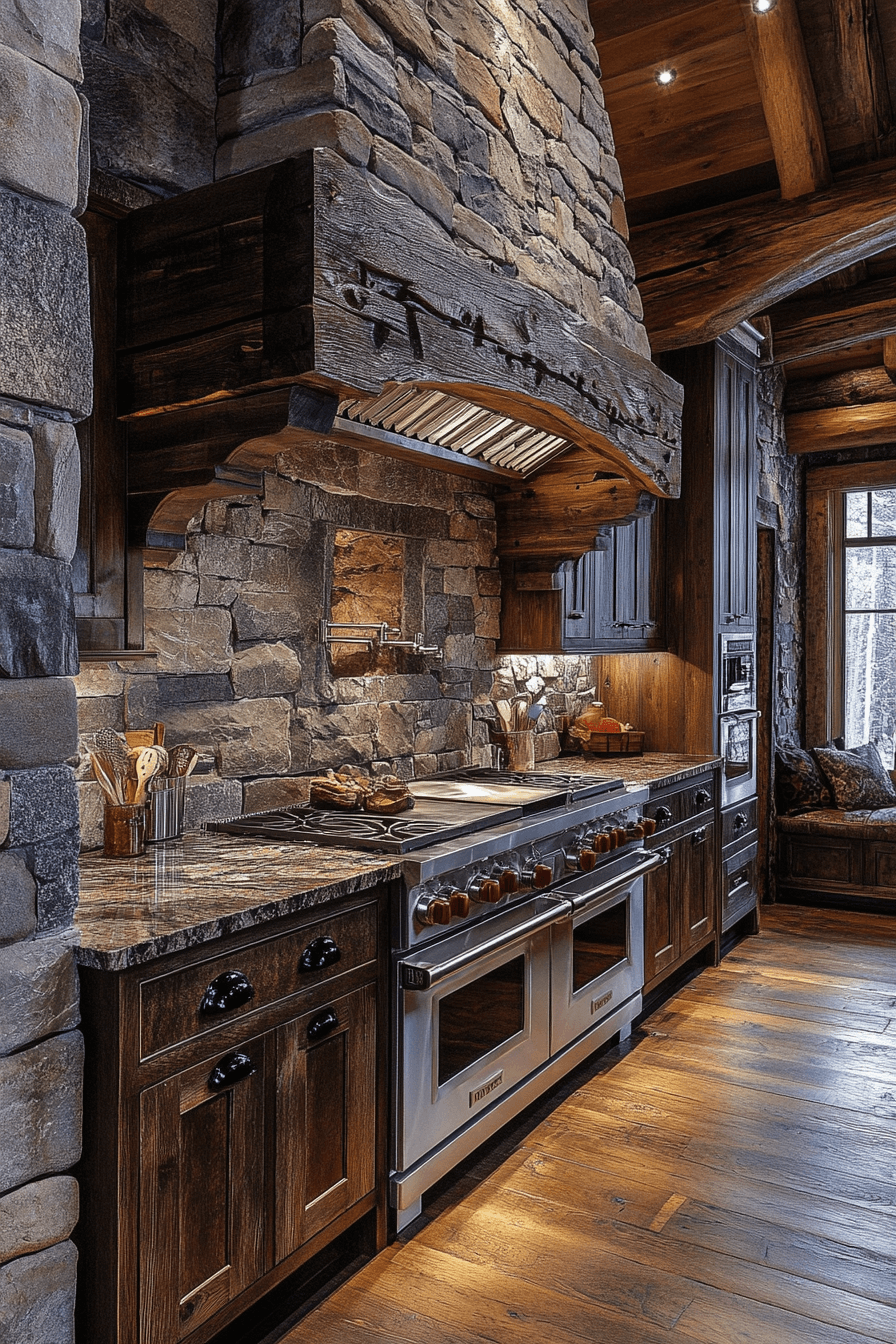 rustic kitchen cabinets