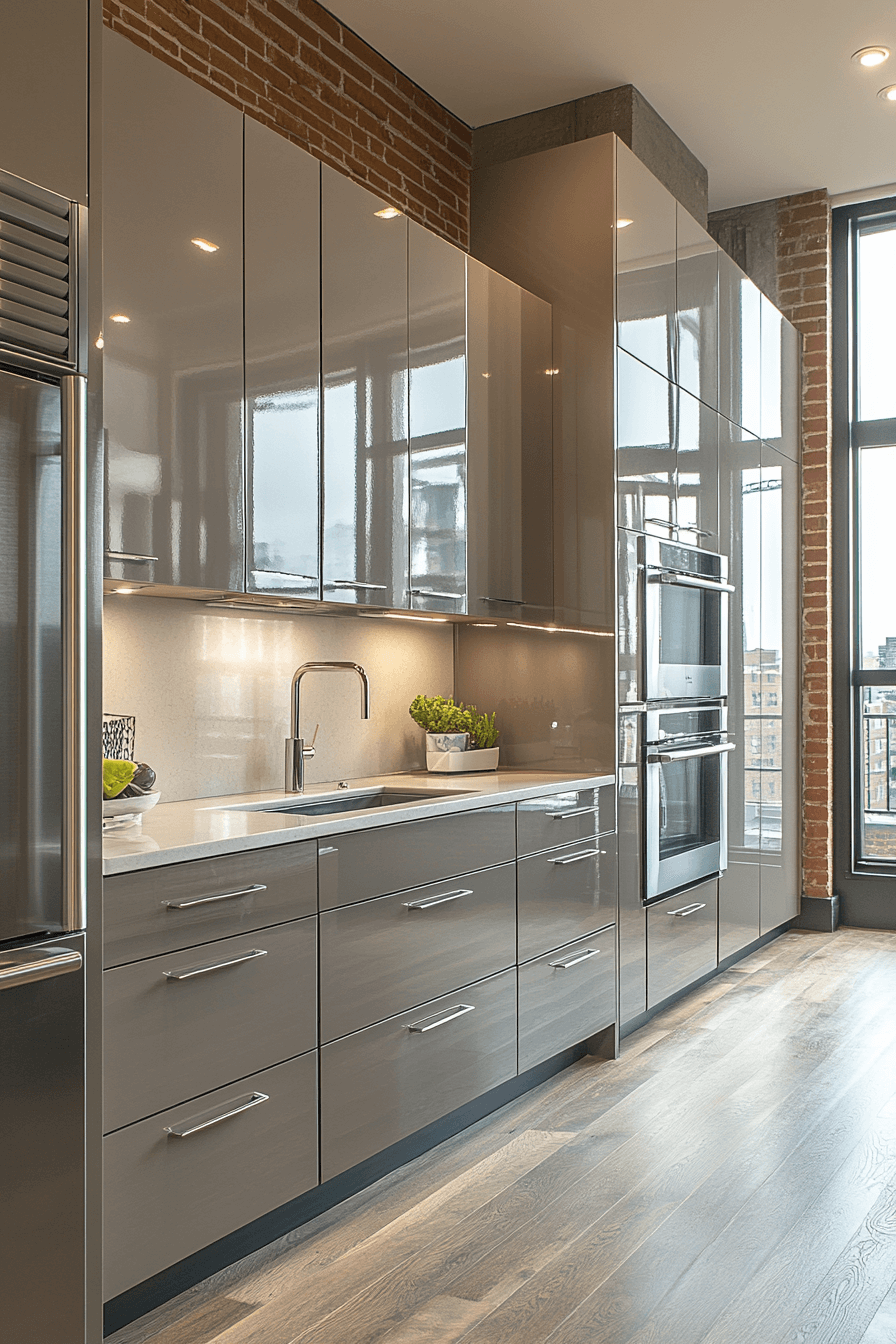 29 Greige Kitchen Cabinets That Bring Light and Airiness 2 greige kitchen cabinets