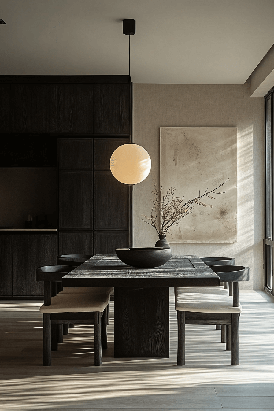 29 Japandi Dining Room Ideas for a Chic and Tranquil Space 20 japandi dining room