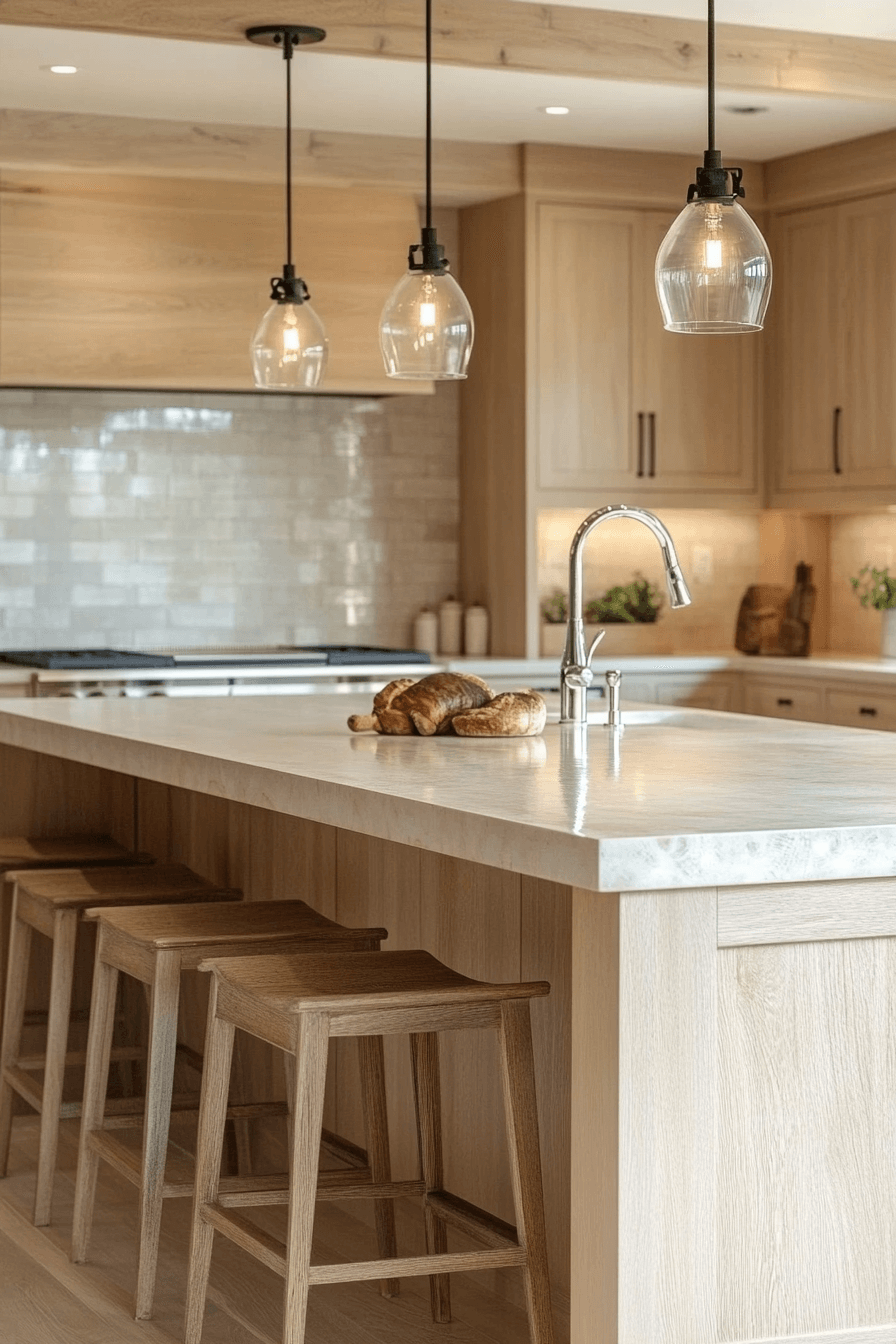 29 Light Wood Kitchen Cabinets to Brighten Up Your Cooking Space 20 light wood kitchen cabinets