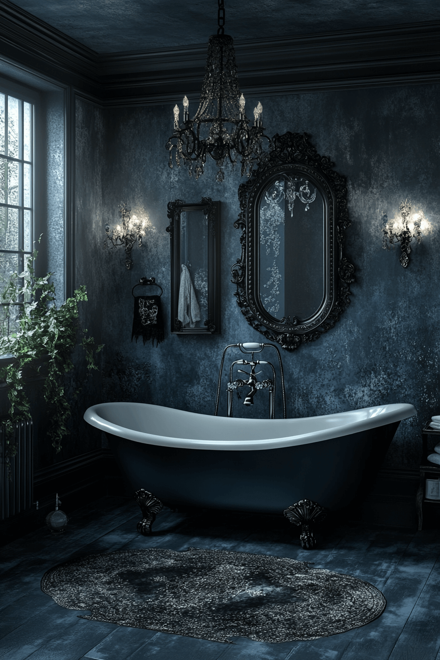 29 Whimsigoth Bathroom Ideas That Embrace the Unexpected with Grace 20 whimsigoth bathroom