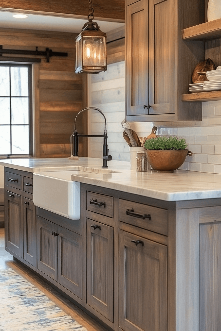 rustic kitchen cabinets