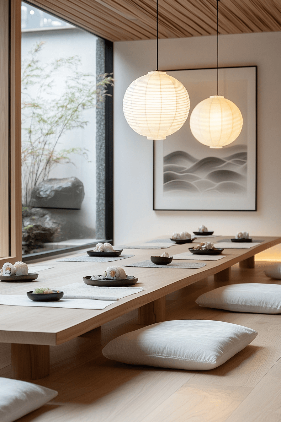 29 Japandi Dining Room Ideas for a Chic and Tranquil Space 21 japandi dining room