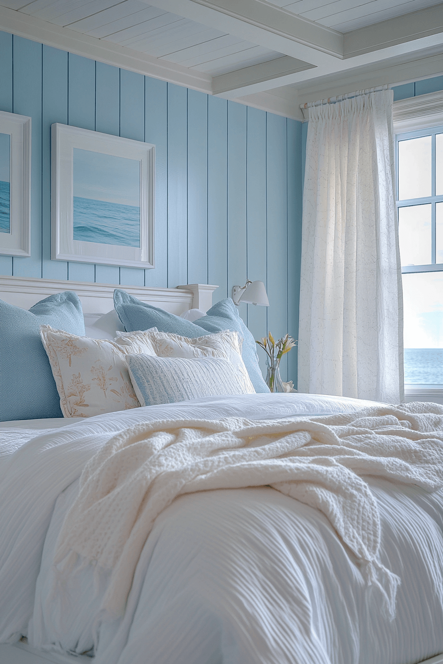 29 Coastal Master Bed Ideas That Reflect the Beauty of the Shoreline 21 coastal master bed