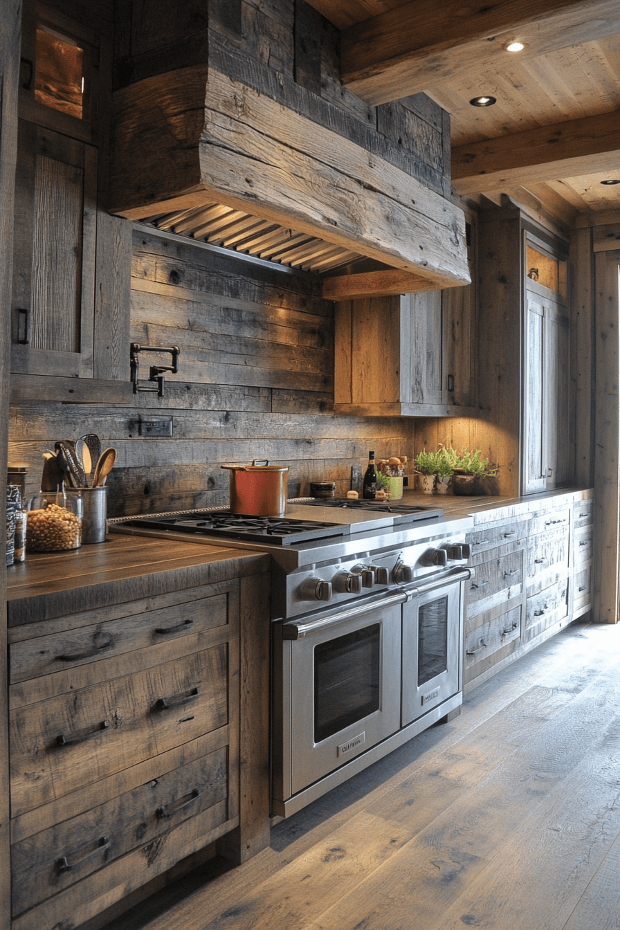 rustic kitchen cabinets