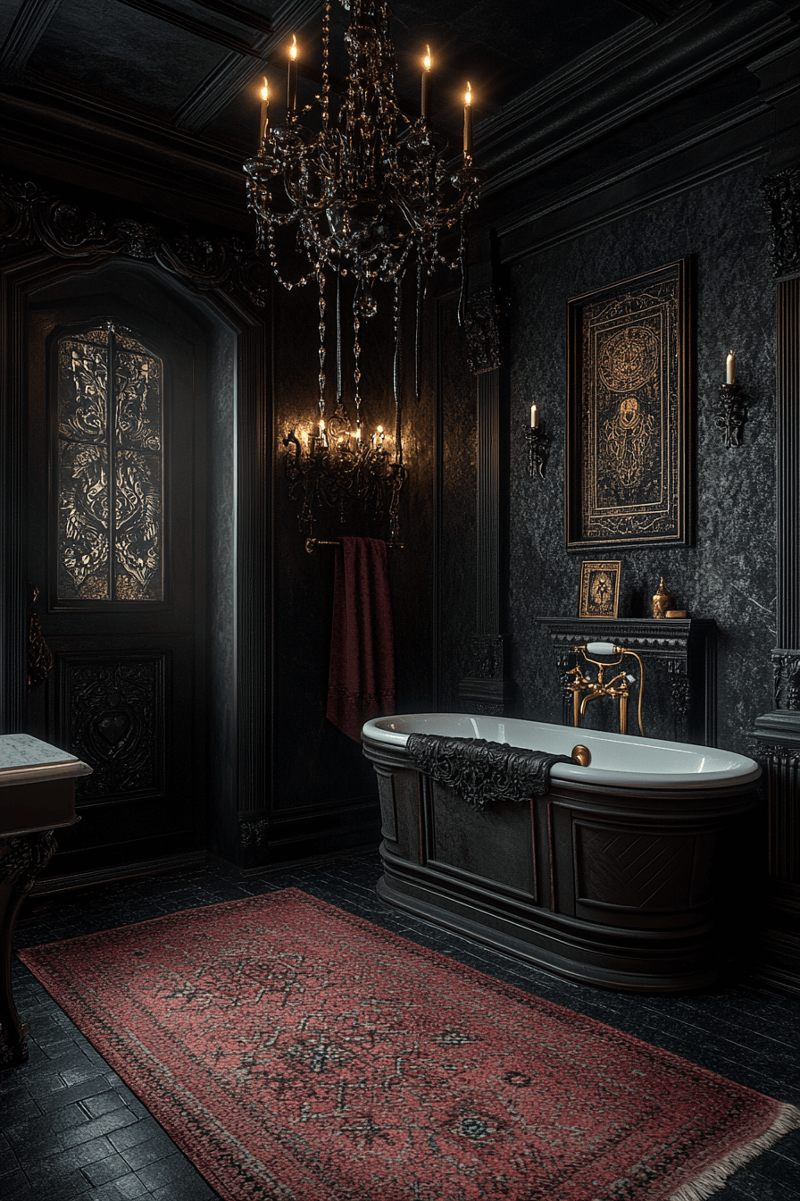 29 Whimsigoth Bathroom Ideas That Embrace the Unexpected with Grace 23 whimsigoth bathroom