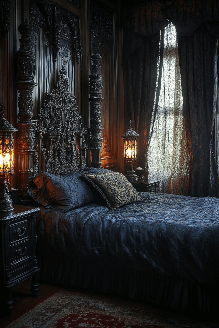 29 Whimsigoth Decor Ideas That Blend Dark Elegance with Whimsy 23 whimsigoth decor