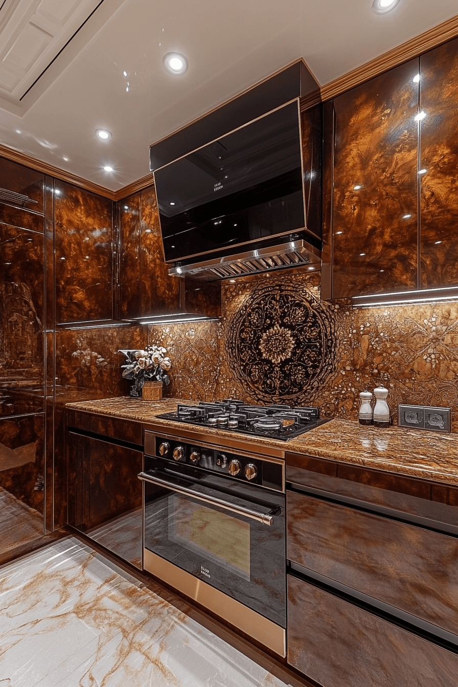 natural wood kitchen cabinets