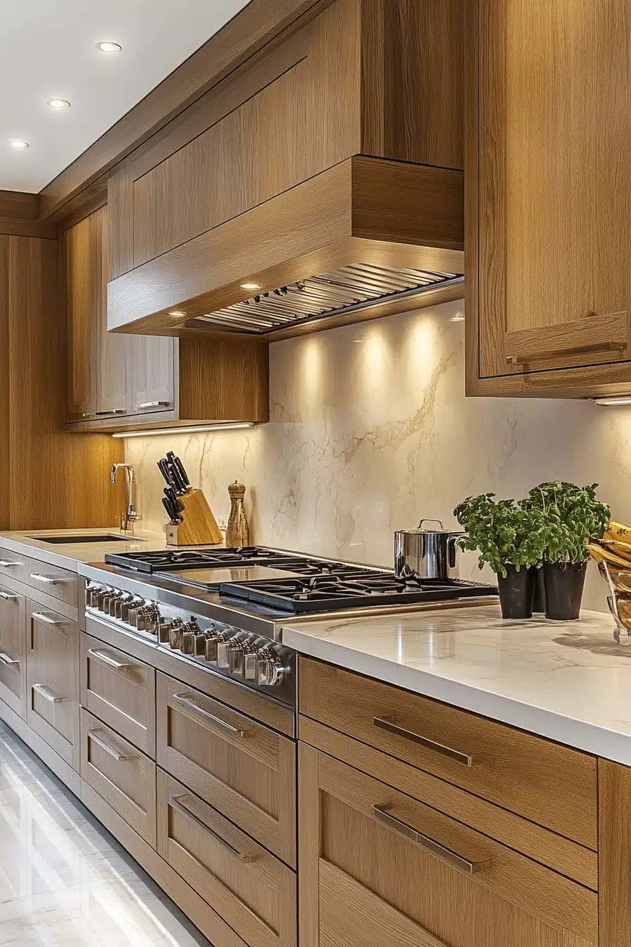 29 Light Wood Kitchen Cabinets to Brighten Up Your Cooking Space 24 light wood kitchen cabinets
