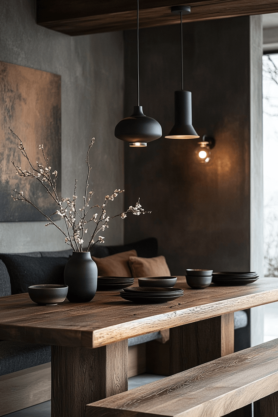 29 Japandi Dining Room Ideas for a Chic and Tranquil Space 24 japandi dining room