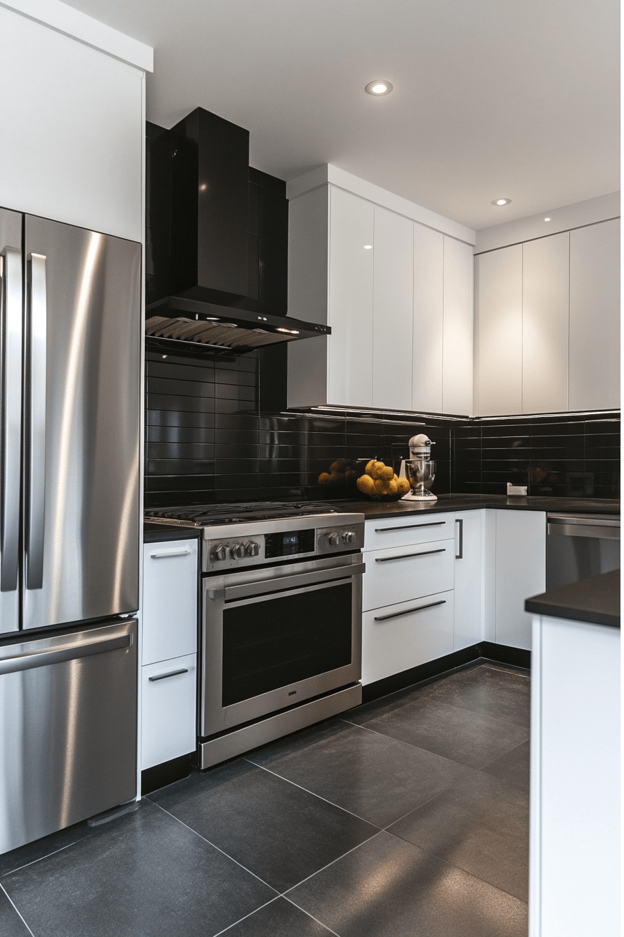 kitchen backsplash with white cabinets