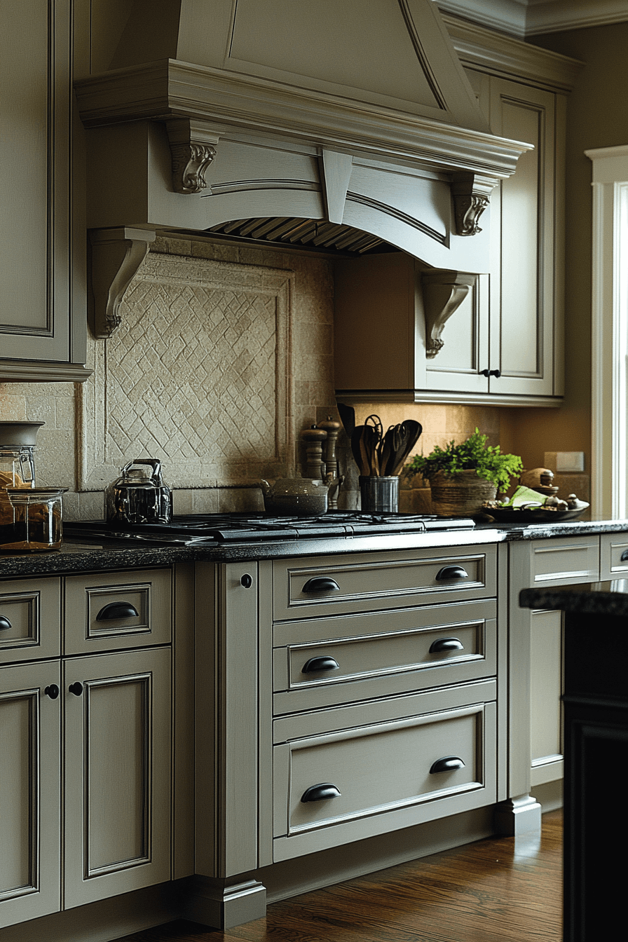 29 Greige Kitchen Cabinets That Bring Light and Airiness 25 greige kitchen cabinets