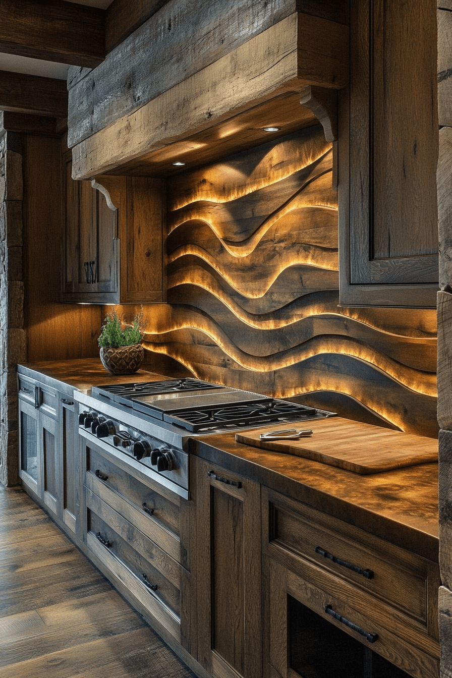 rustic kitchen cabinets