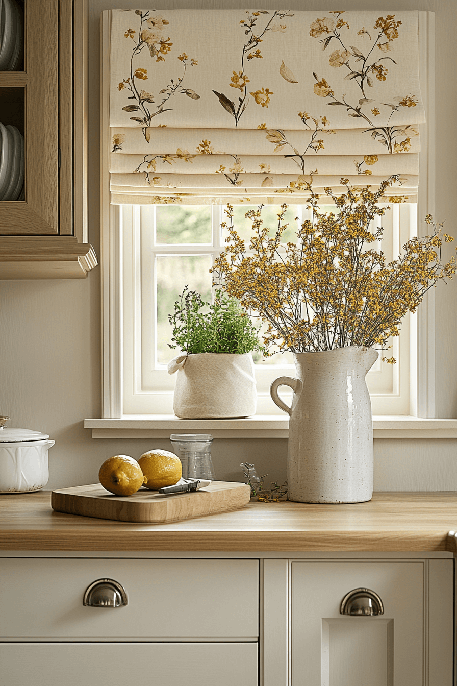 cream kitchen cabinets