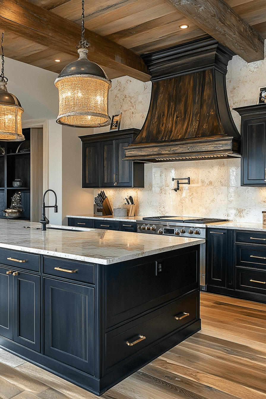 29 Dark Wood Kitchen Cabinets for a Distinguished and Elegant Kitchen 25 dark wood kitchen cabinets