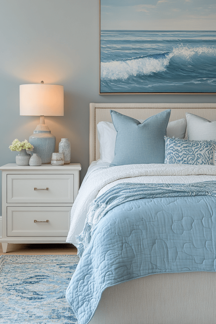 29 Coastal Master Bed Ideas That Reflect the Beauty of the Shoreline 26 coastal master bed
