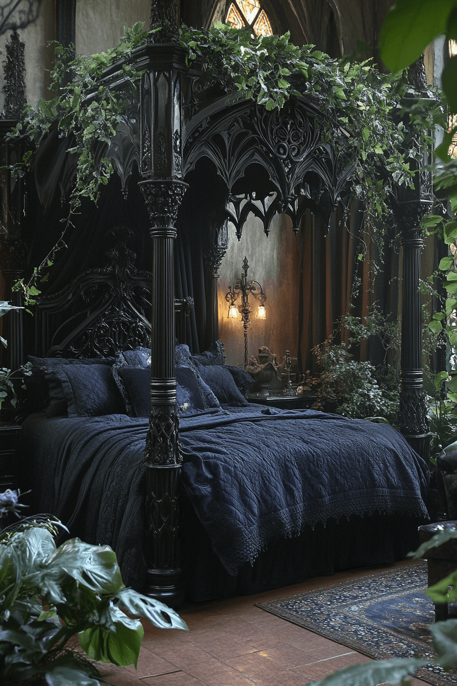 29 Whimsigoth Decor Ideas That Blend Dark Elegance with Whimsy 26 whimsigoth decor