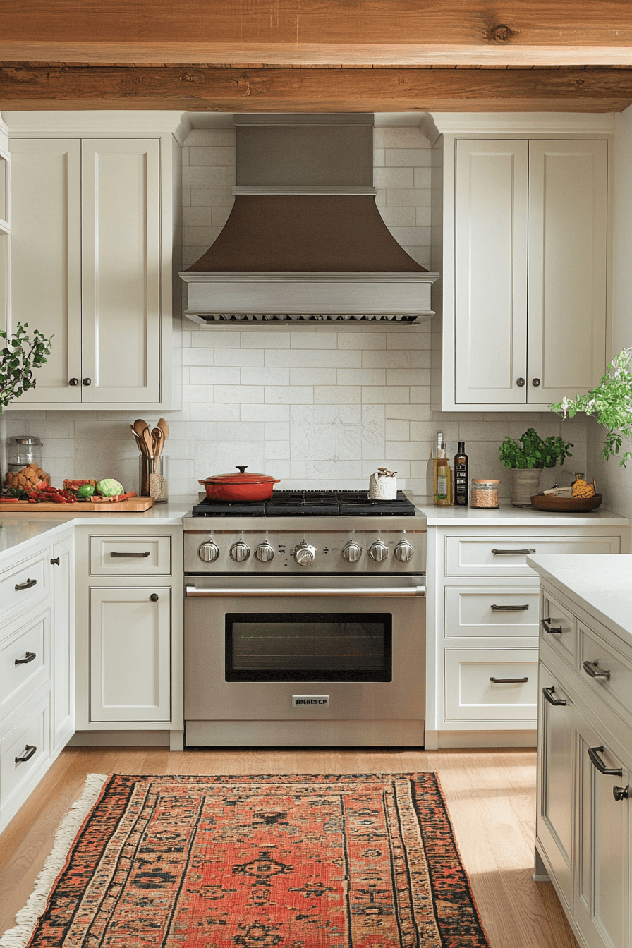 off white kitchen cabinets