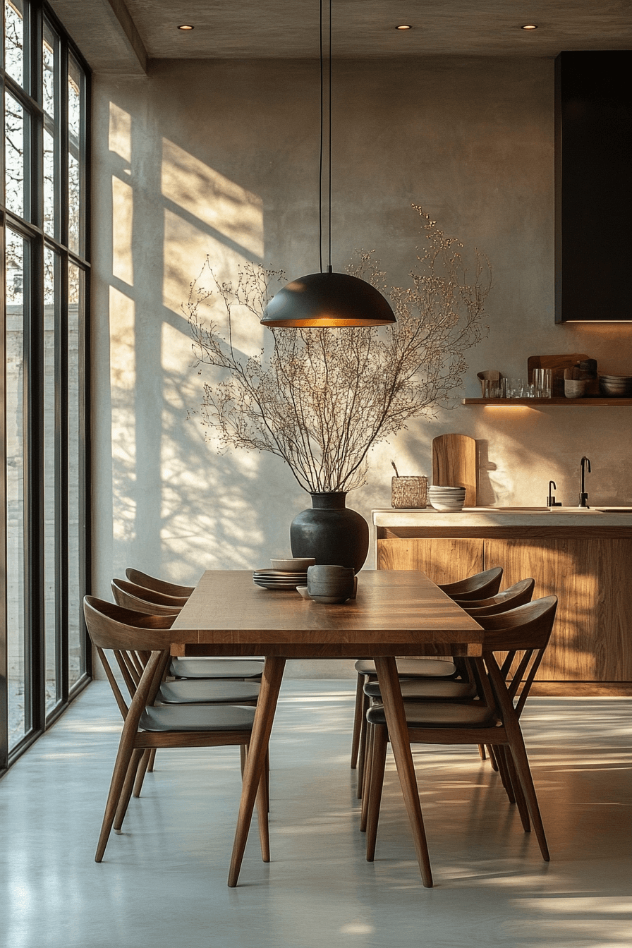 29 Japandi Dining Room Ideas for a Chic and Tranquil Space 27 japandi dining room