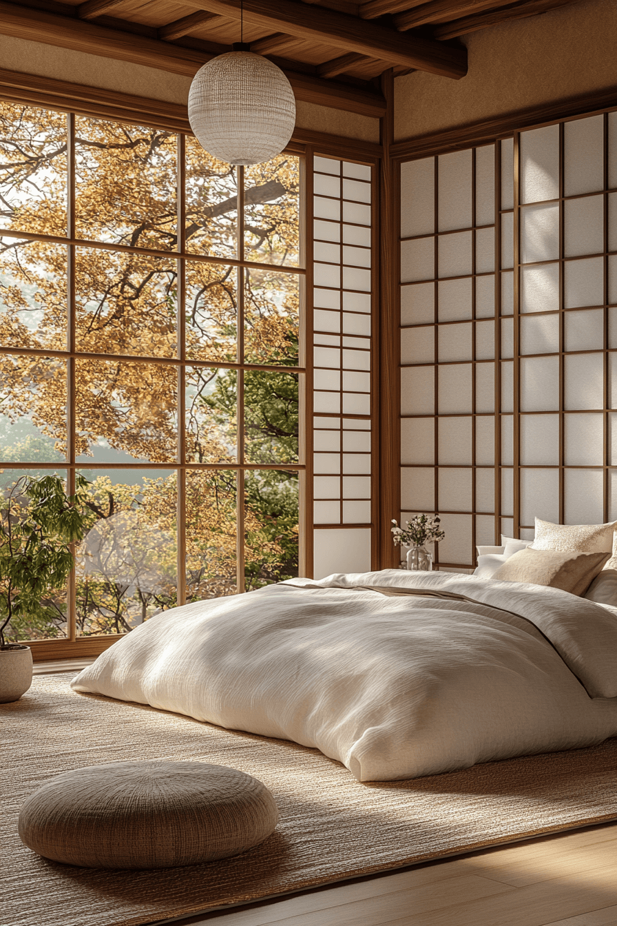 29 Japandi Bedroom Ideas to Create a Peaceful Sleep Sanctuary 27 japandi bedroom