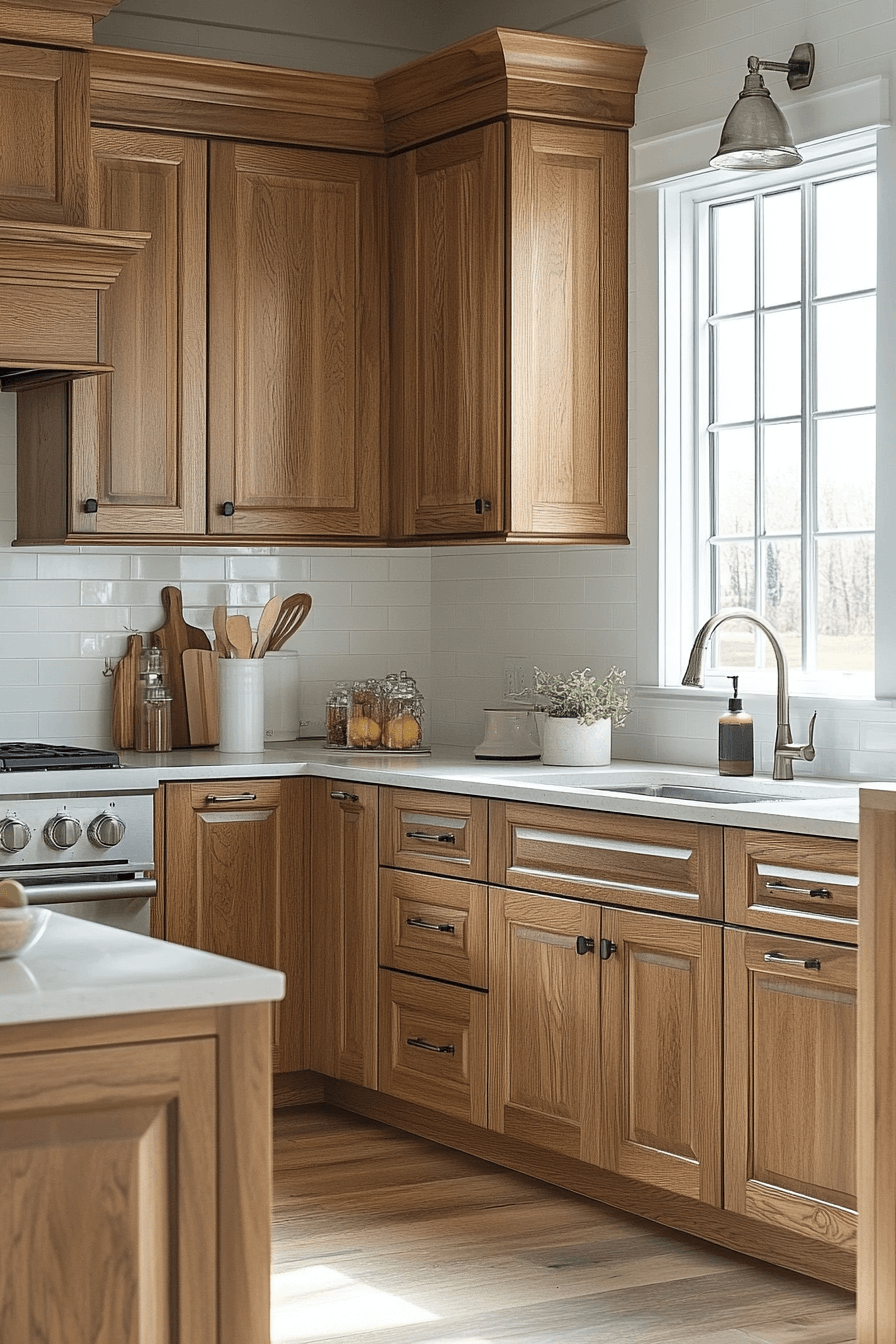 29 Light Wood Kitchen Cabinets to Brighten Up Your Cooking Space 27 light wood kitchen cabinets